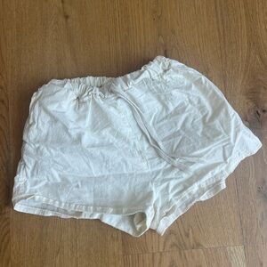 Women's Cream Shorts